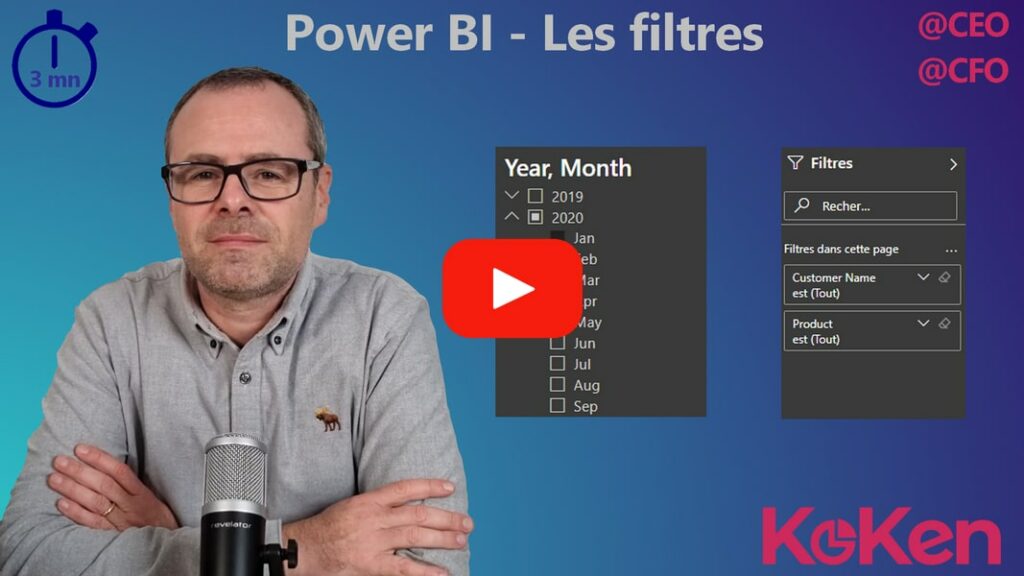 [Vidéo] Les filtres dans Power BI